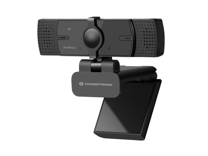 Camera Web Conceptronic AMDIS07B, rezolutie video 4K, USB 2.0, Negru - 2