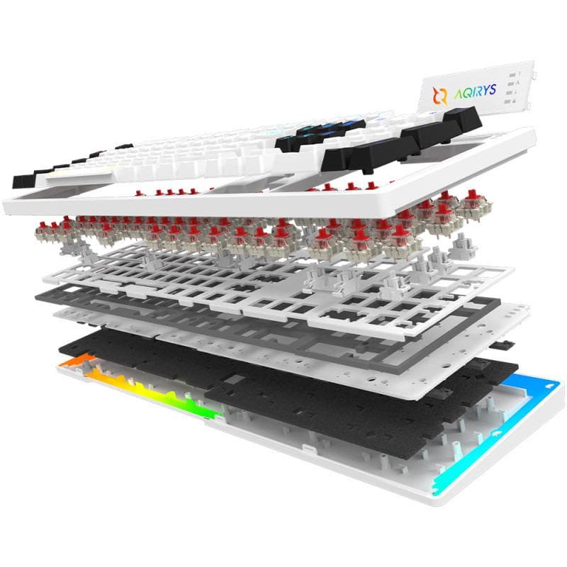 Tastatura mecanica cu fir Aqrys Aludra, 104 taste, switch - 3