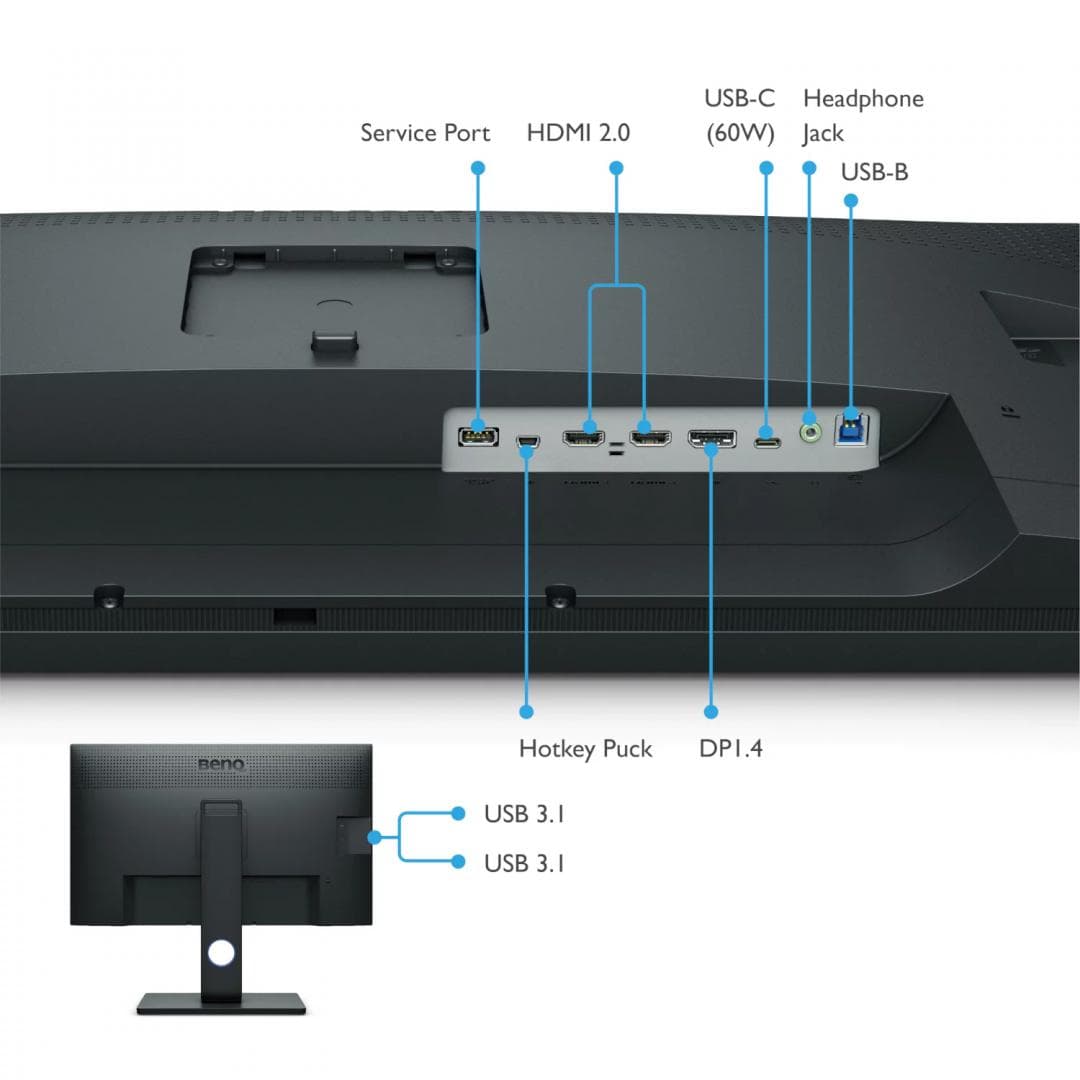 Monitor BenQ 31.2" SW321C - 9