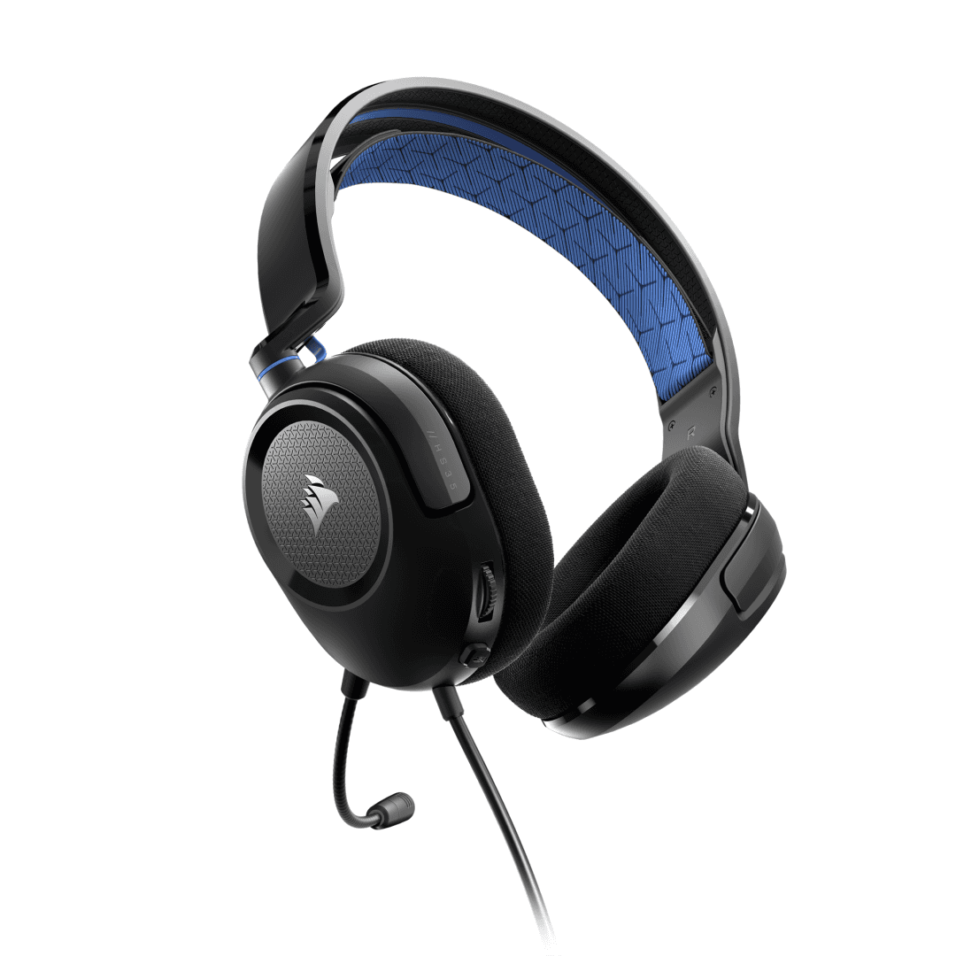 Casti Gaming Head-band CORSAIR HS35 V2, Wired, Albastru - 2
