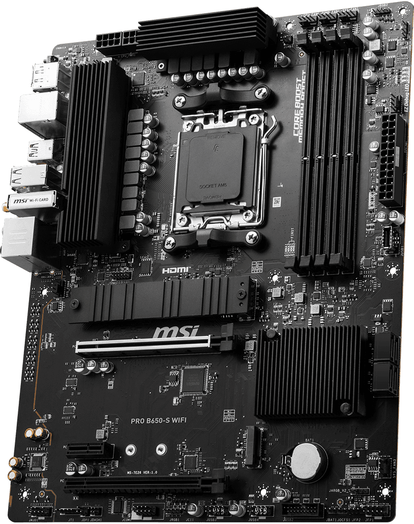 Placa de baza MSI PRO B650-S WIFI, Socket AM5, DDR5, - 2