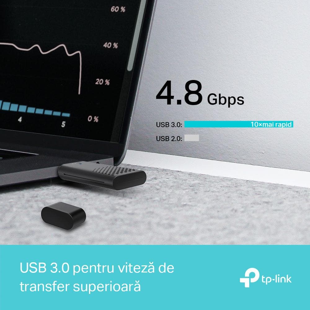 TP-Link ARCHER TX20U Adaptor USB Wireless AX1800 cu două antene - 4