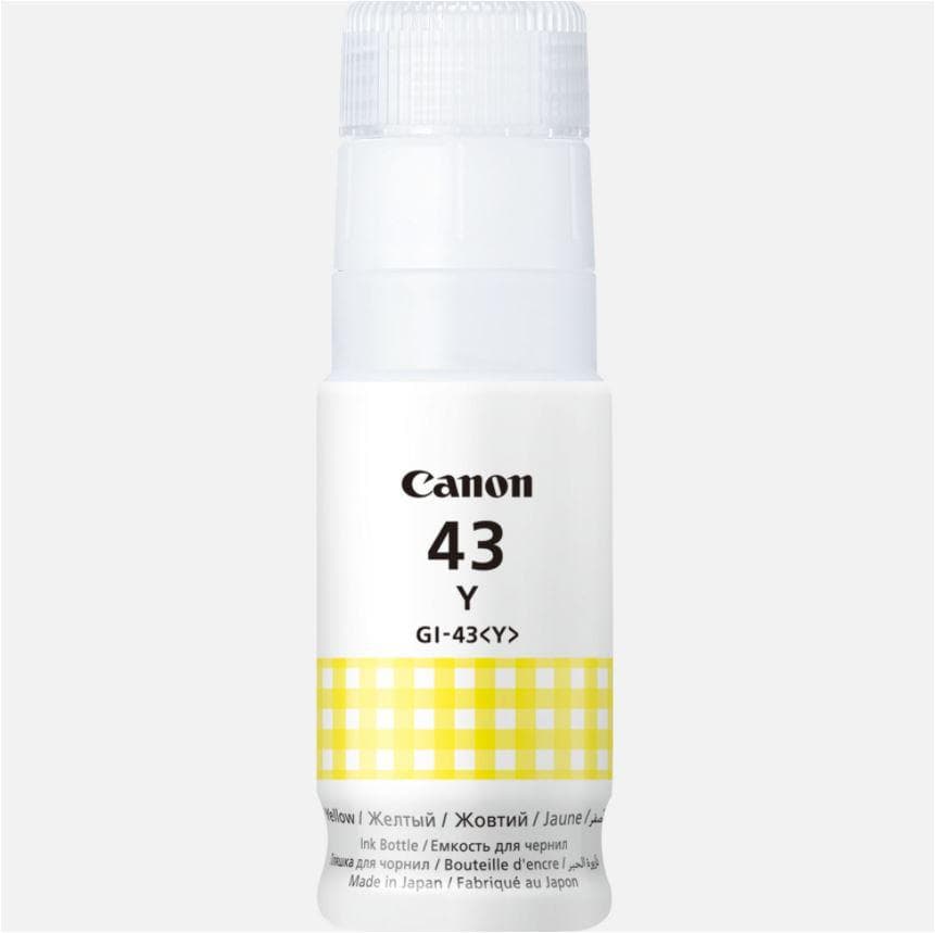 Cartus cerneala Canon GI-43Y, culoare yellow, capacitate 3800 pagini,60ml,pentru Canon