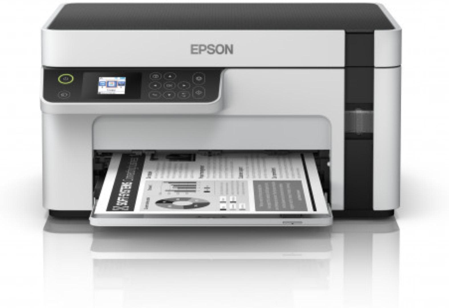 Multifunctional inkjet mono CISS Epson M2120, dimensiune A4 (Printare, Copiere,