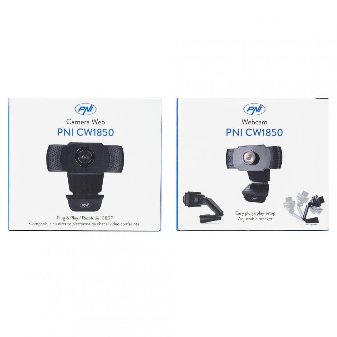 Camera Web PNI CW1850, rezolutie video Full HD, USB 2.0, - 8
