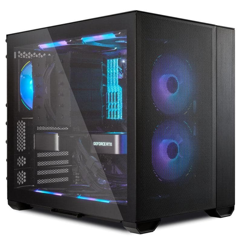 Carcasa Lian Li O11 Air Mini, RGB, Mid Tower, Black - 10