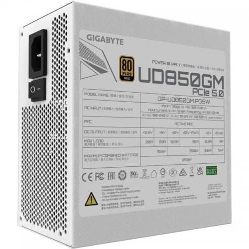 Sursa GIGABYTE UD850GM PG5W, 80+ Gold, 850W - 3