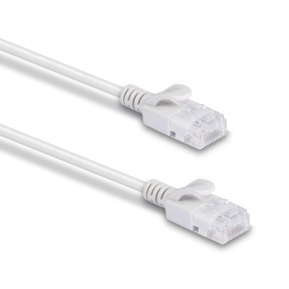 Cablu ultraslim internet Lindy, lungime 2m Cat.6A U/UTP LSZH, latime - 4