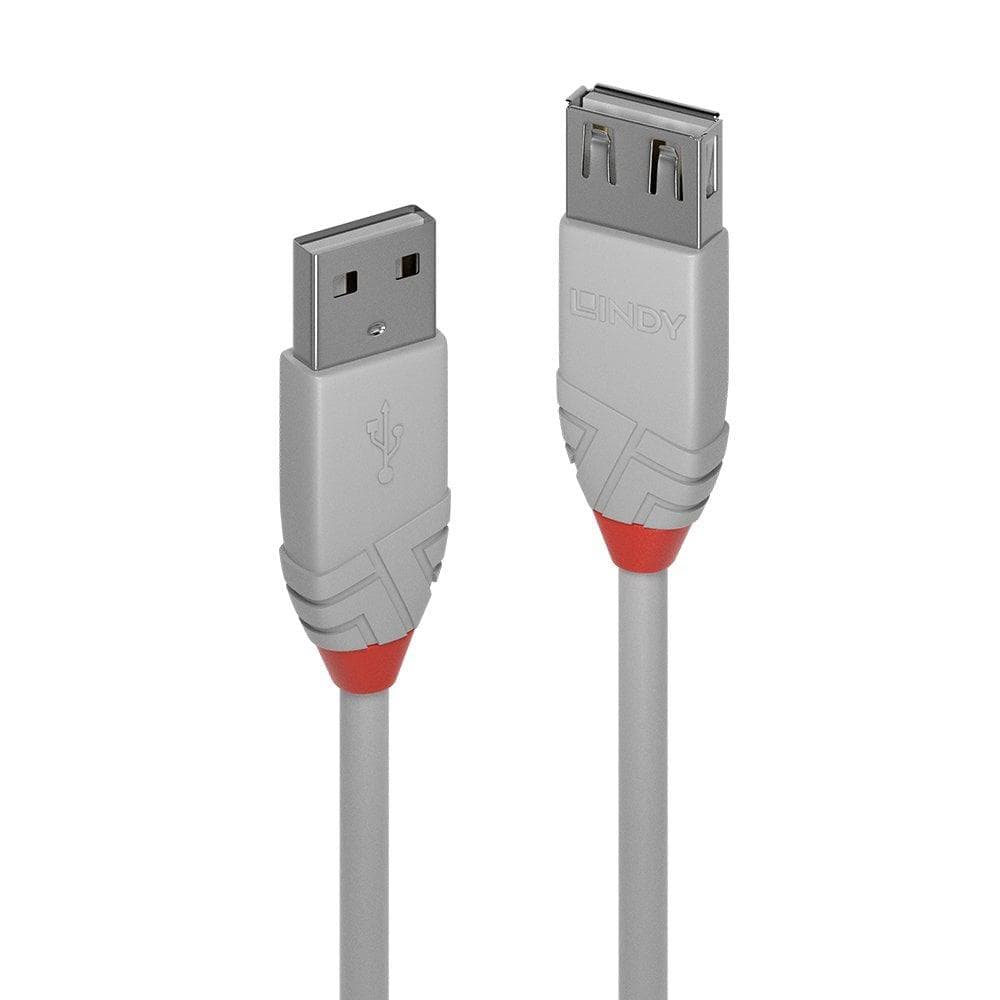 Cablu Lindy LY-36714, USB 2.0 Type A Extension, 3m, Anthra - 2