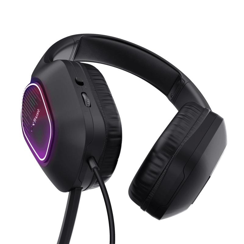 Casti Gaming Head-band Trust GXT 416 Zirox, Wired, Negru - 2
