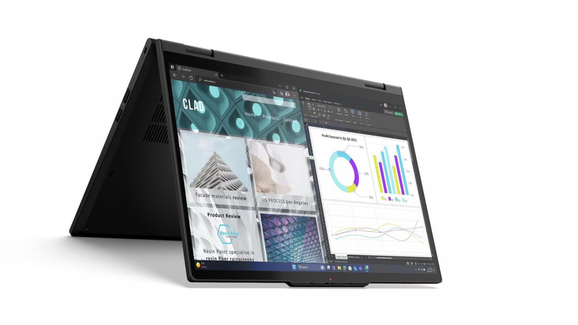 Laptop Business Lenovo ThinkPad T14s 2-in-1 Gen 1, cu procesor - 9