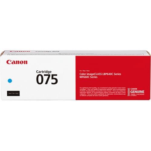 CANON CRG075 TONER CARTRIDGE CYAN, Capacitate: 1300 pagini, Compatibil cu: