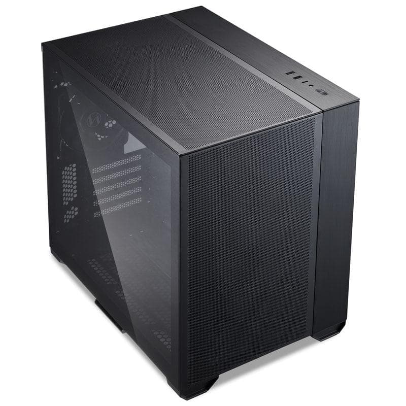 Carcasa Lian Li O11 Air Mini, RGB, Mid Tower, Black - 2