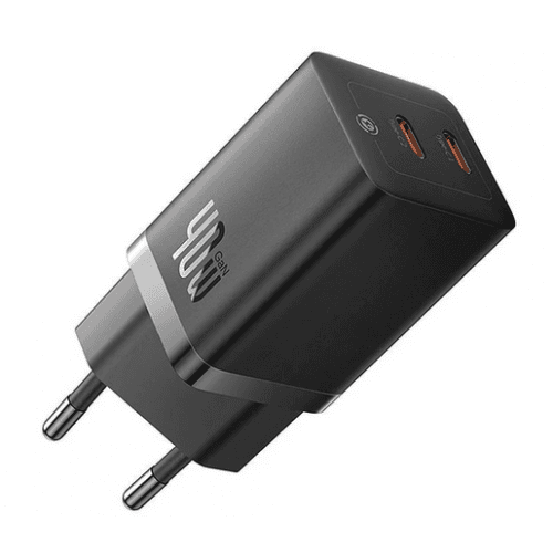 INCARCATOR retea Baseus GaN5 Pro, Quick Charge 40W, 2 x - 2