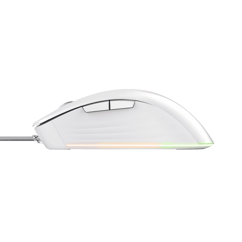 Mouse Trust GXT924W YBAR+ 25600 DPI, alb - 3