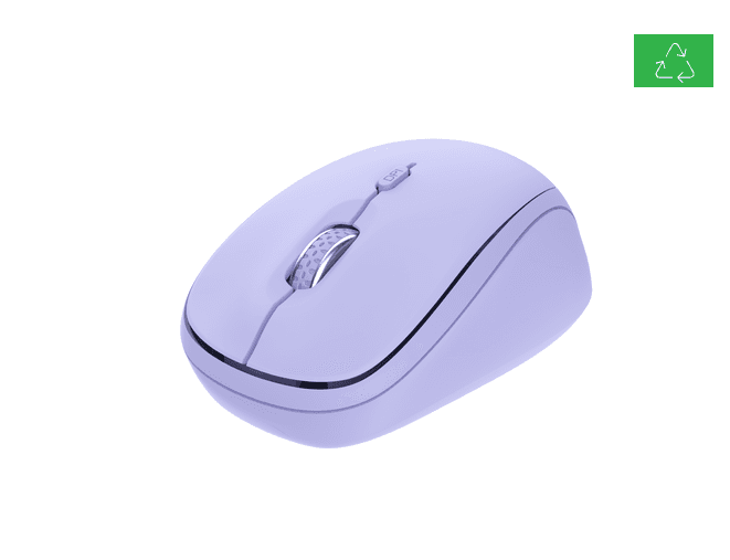 Mouse wireless Trust Yvi, rezolutie maxima 1600 DPI, violet - 2
