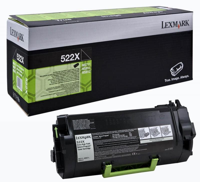 Toner Lexmark 52D2X0E, black, 45 k, MS811dn , MS811dtn ,