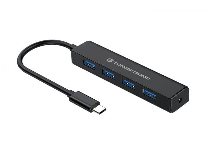 CONCEPTRONIC CTC4USB3 4-Port USB 3.2 Gen 1 Hub with Power - 2
