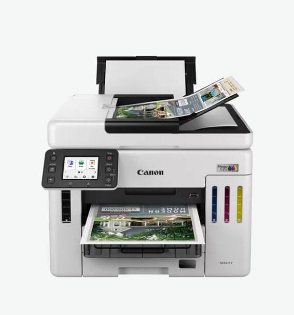 Multifunctional inkjet color CISS Canon Maxify GX7140, ( Print,Copy,Scan, Fax, - 4