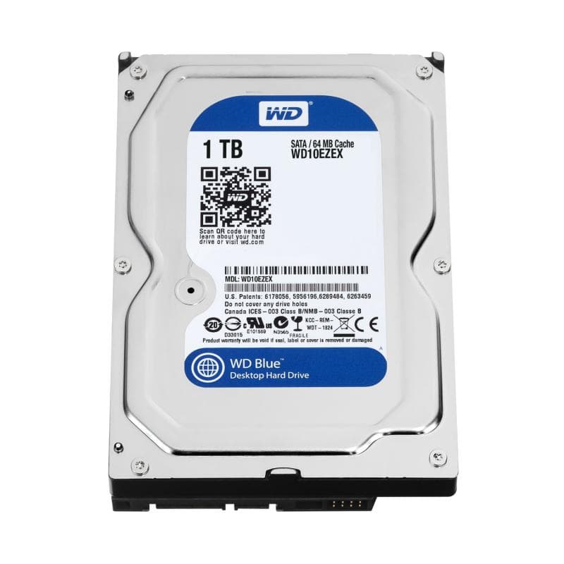 HDD desktop WD Blue, 1 TB, 7200 rpm, 64 MB,