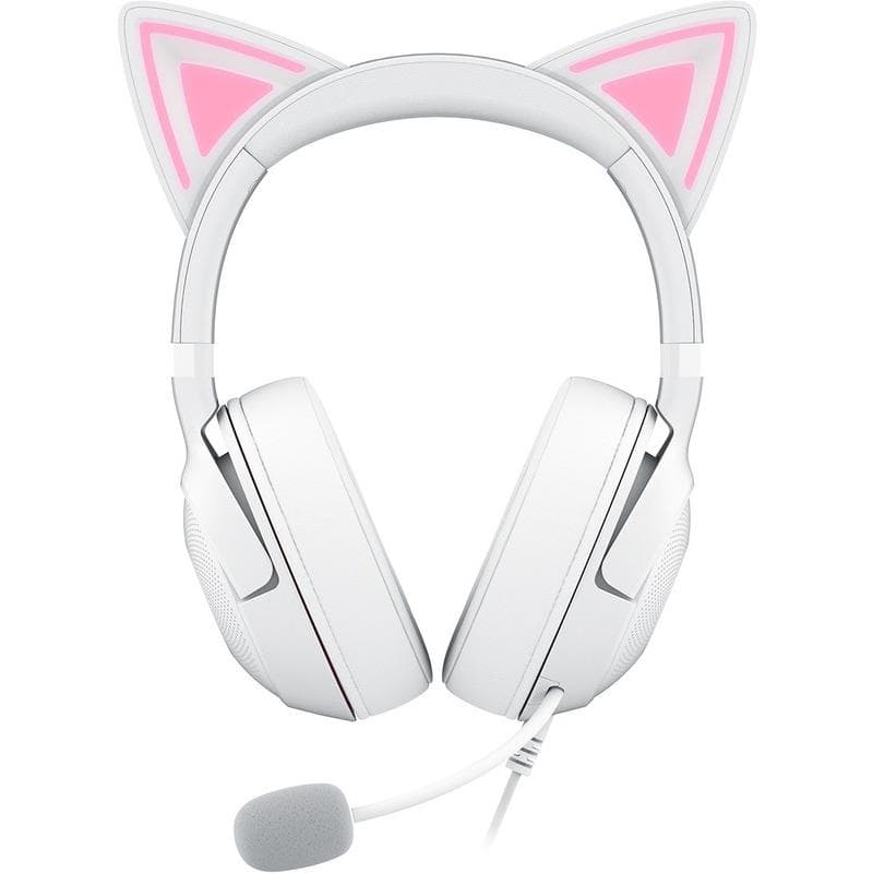 Casti Gaming Head-band RAZER Kraken Kitty V2, Wired, Alb - 5