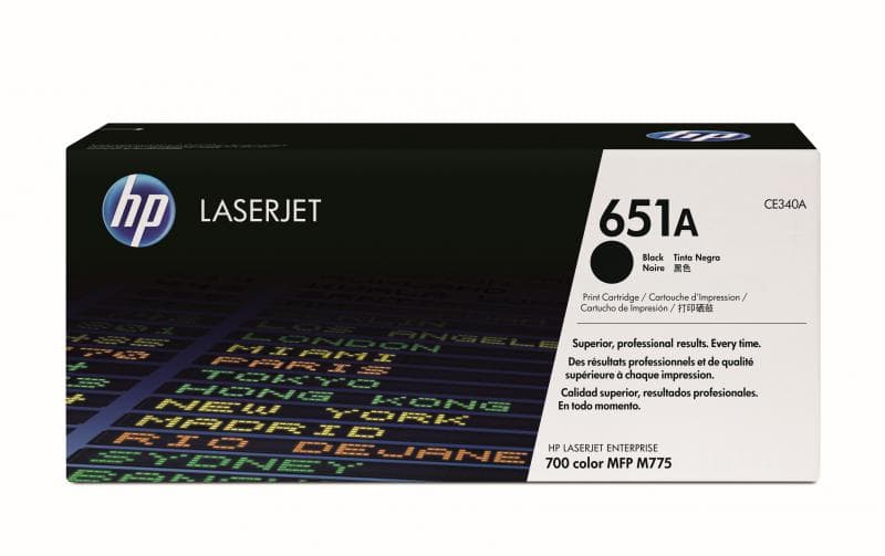 Toner HP CE340A black NR.651  13,5K ORIGINAL, HP LaserJet