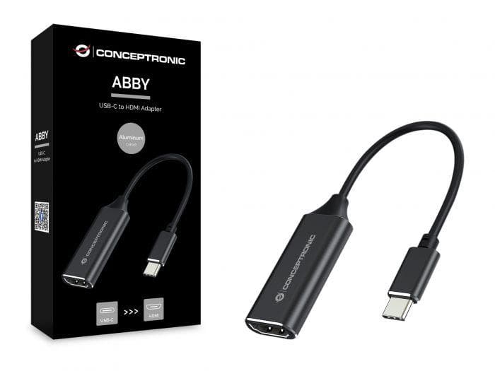 CONCEPTRONIC ABBY03B USB 3.2 Gen 1 HDMI Adapter, 4K30Hz, 198 - 2