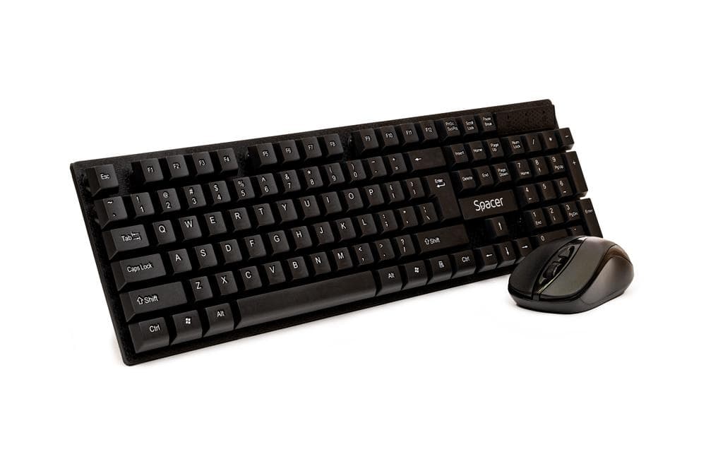 KIT Tastatura si Mouse Spacer SPDS-1100 fara fir, USB, tastatura