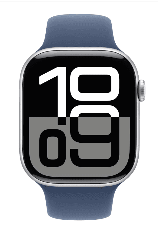 Apple Watch Series 10 GPS 46mm Silver Aluminium Case with