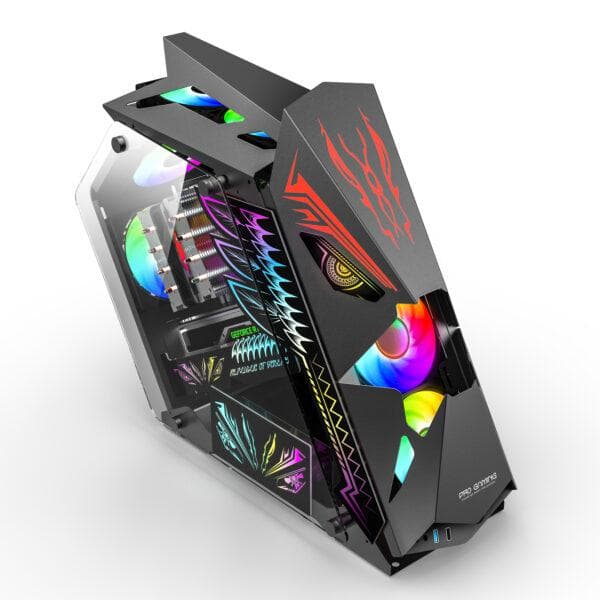 Carcasa PRO GAMING PRO GAMING HERCULE BLACK, Da, Mid Tower,