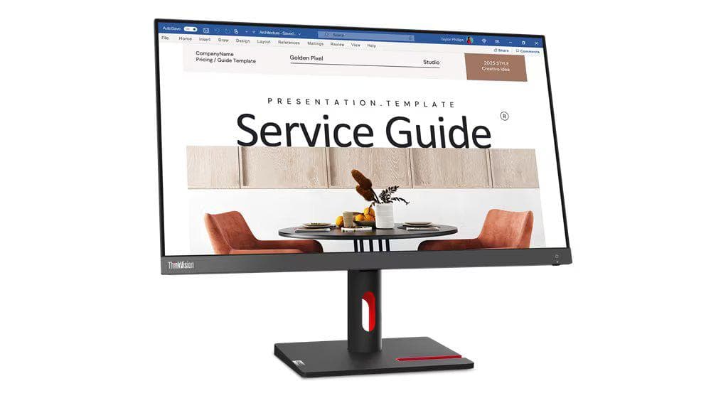 Monitor Lenovo ThinkVision S24i-30 23.8" IPS, FHD (1920x1080), 16:9, Brightness: - 2