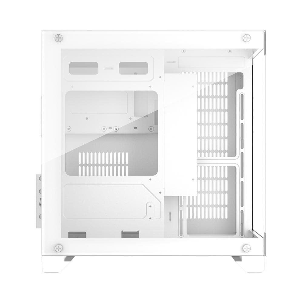 Carcasa 1STPLAYER MV5-TP-WH, RGB, Cube Tower, White - 3