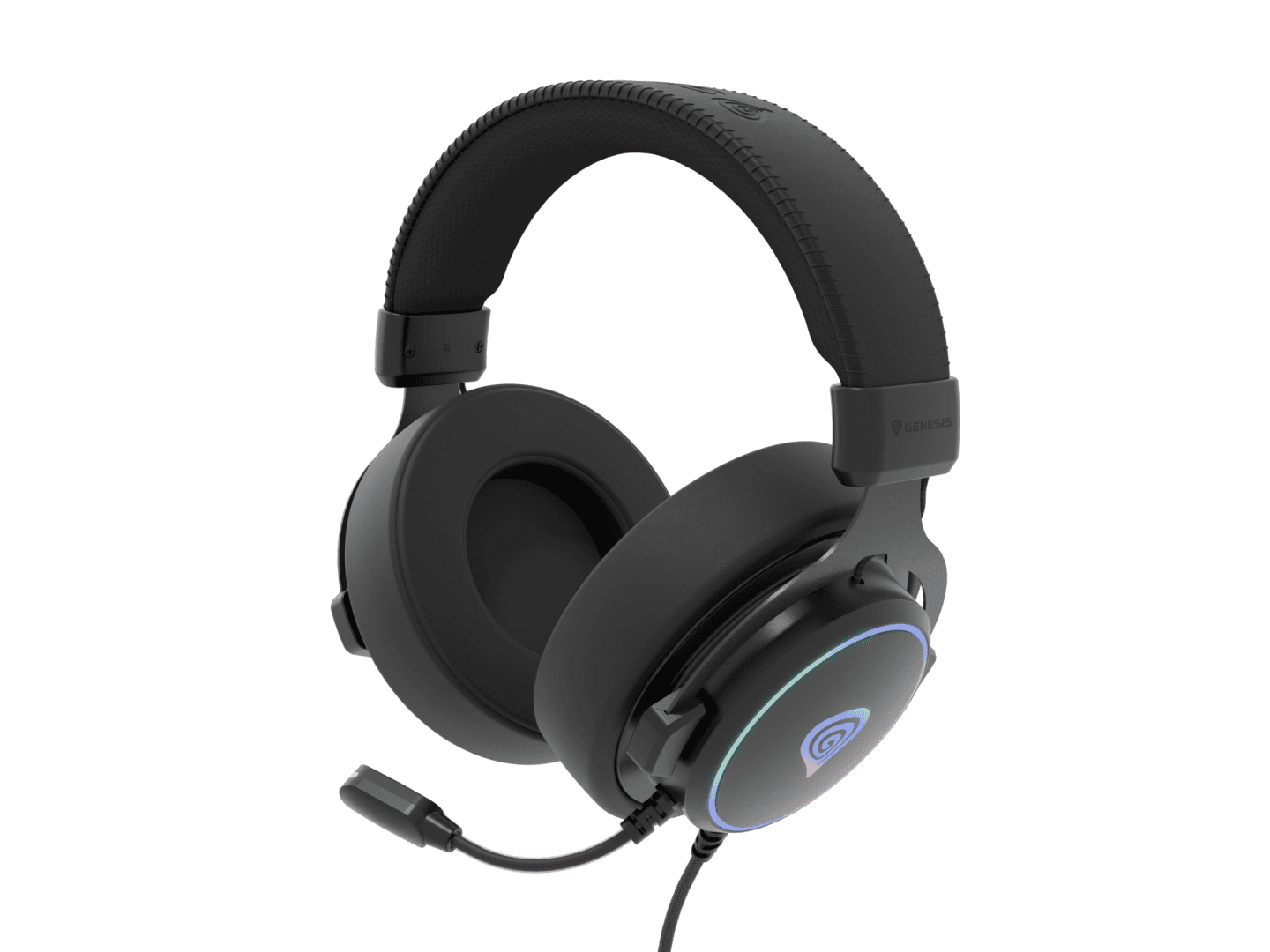 Casti Gaming Head-band Genesis Neon 764, Wired, Negru - 5