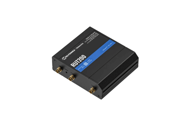 TELTONIKA INDUSTRIAL CELLULAR ROUTER RUT200 4G (LTE) – Cat 4 - 3