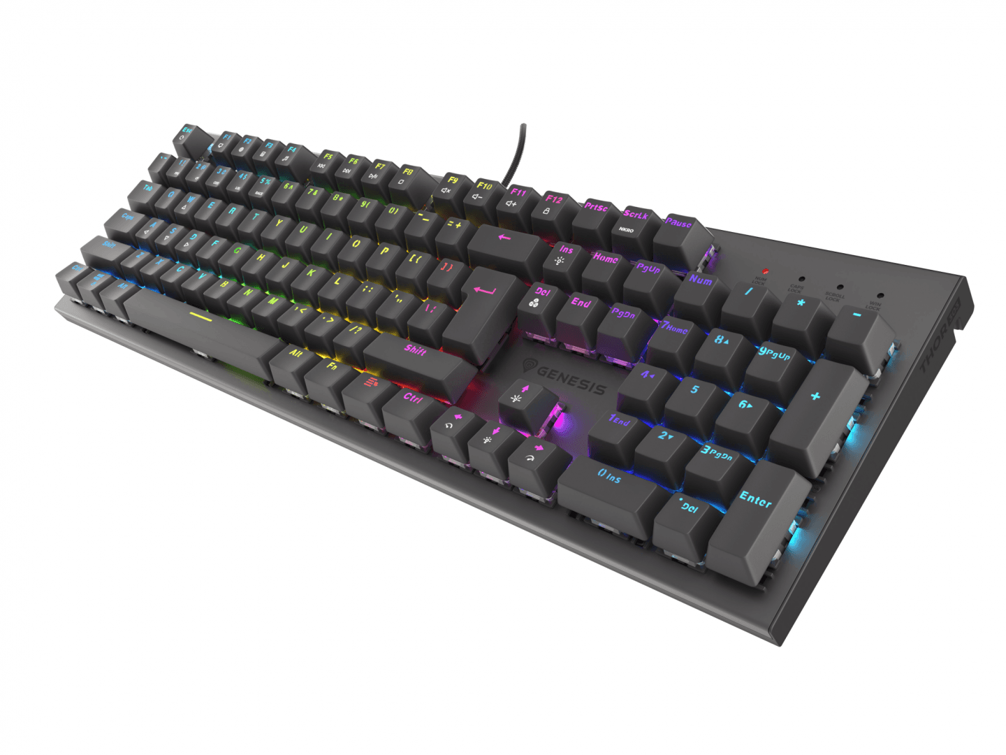 Tastatura gaming mecanica cu fir Genesis Thor 303, iluminare RGB, - 4
