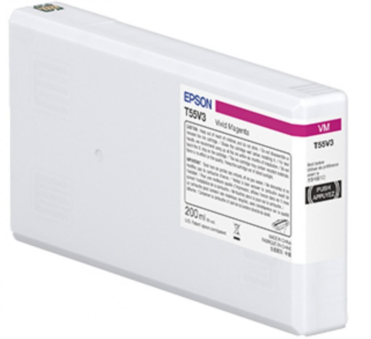 EPSON T55W3 VIVID MAGENTA INK CARTRIDGE, Ultrachrome® HDR, Capacitate:200ml, Compatibil