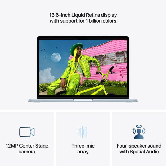 MacBook Air 15.3" Retina/Apple M5 (CPU 10-core, GPU 10-core, NeuralEngine16-core)/24GB/1TB - 7
