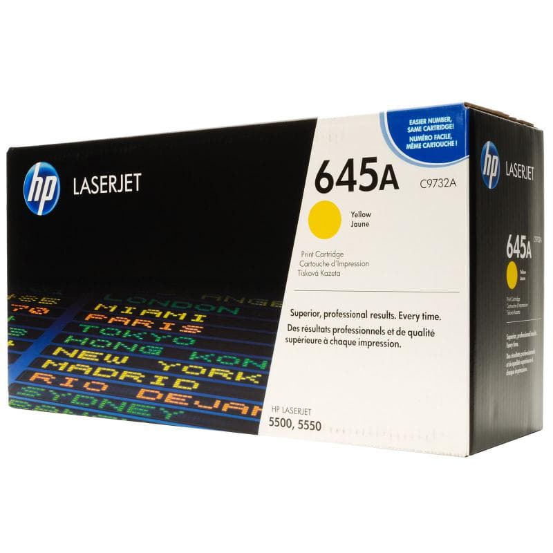 Toner HP C9732A, yellow, 12 k, Laserjet 5500.