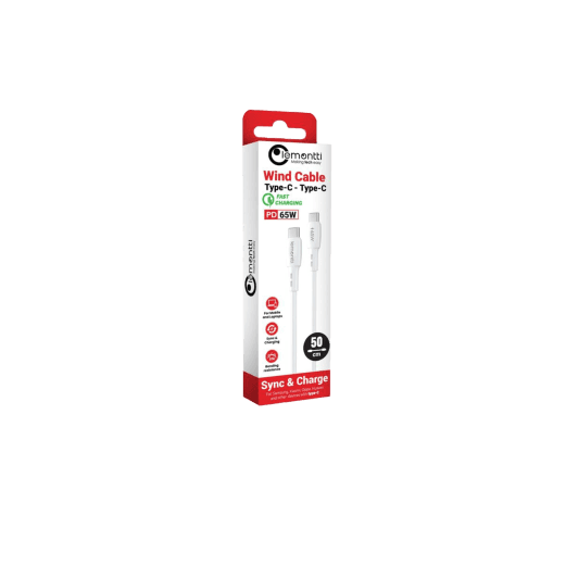 Cablu Lemontti Wind Fast Charge Type-C la Type-C, PD 65W,