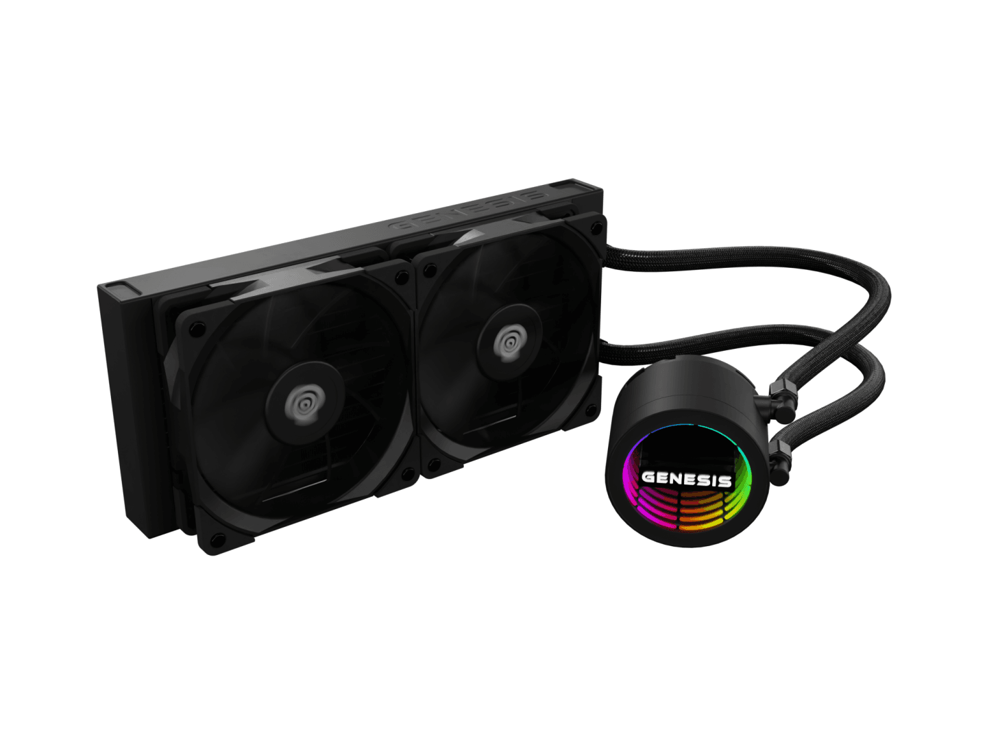 Cooler Procesor GENESIS HYDRIA 240 NEGRU, dimensiune radiator 276x120x27mm, 2 - 2
