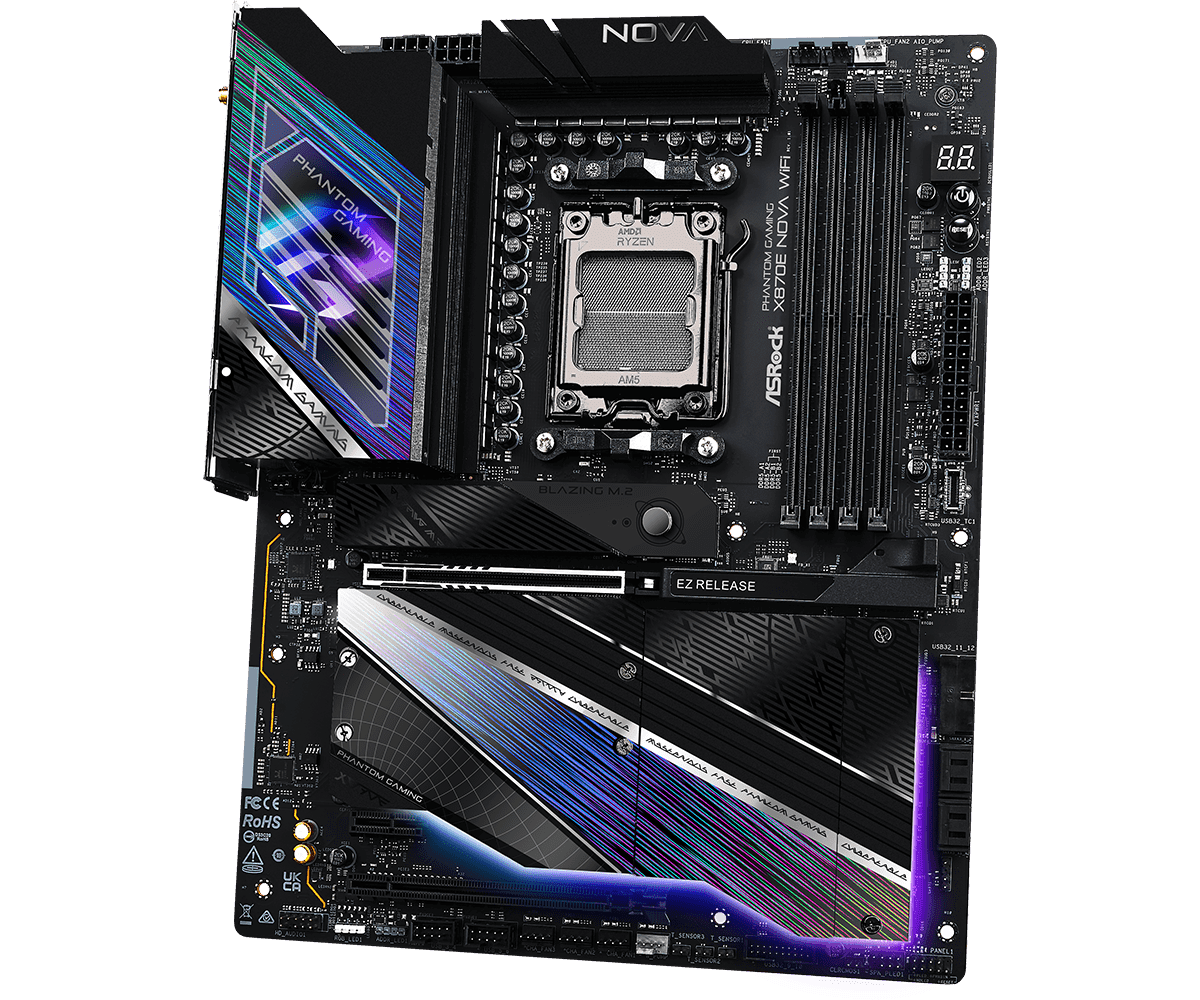 Placa de baza ASRock X870E NOVA WIFI, Socket AM5, DDR5, - 5
