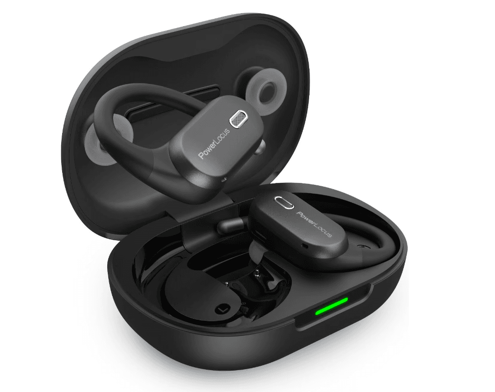 Casti In-ear PowerLocus Jumpy, Wireless, Negru - 2