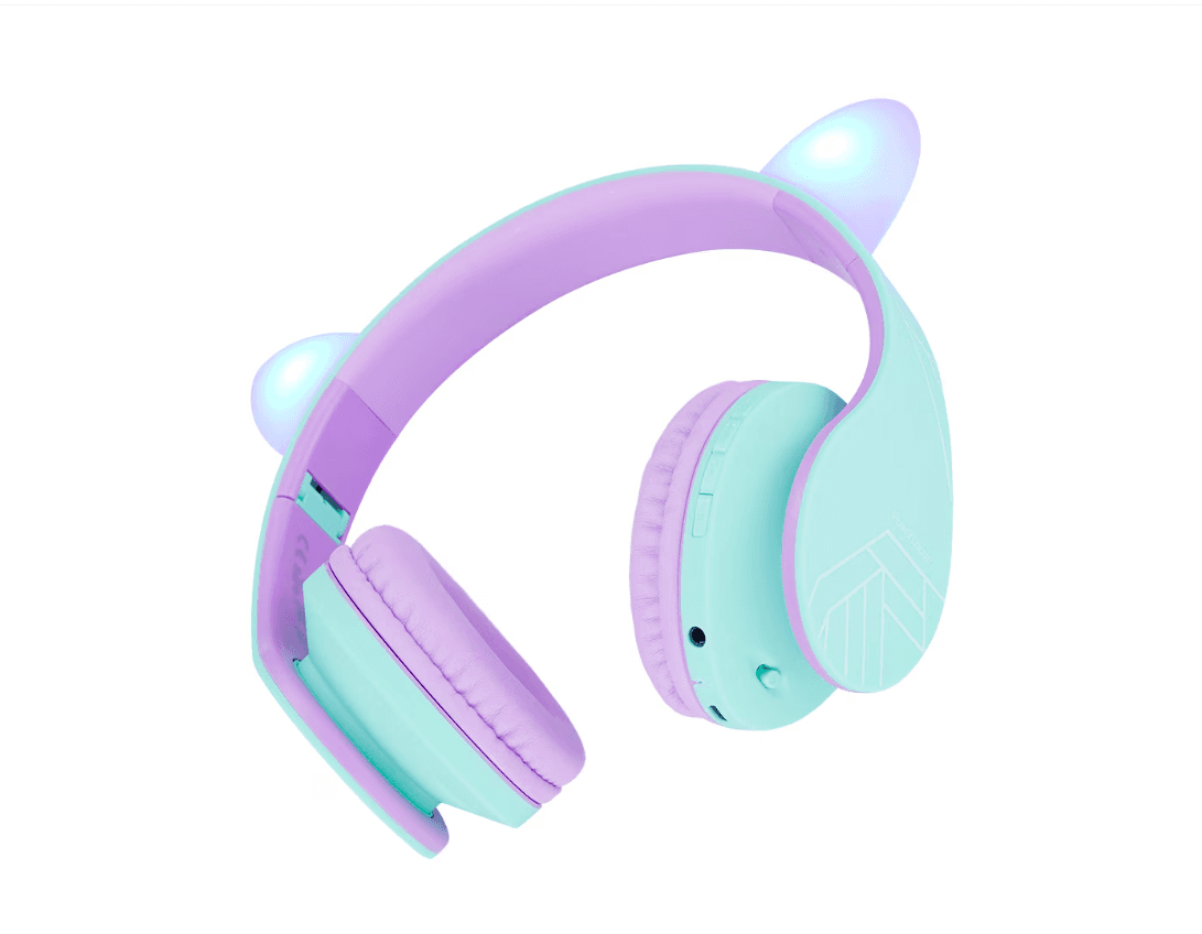 Casti Over-ear PowerLocus KidsCats, wireless, Multicolor - 2
