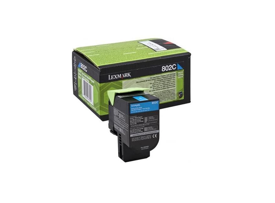 Toner Lexmark 80C20CE, cyan, 1 k, - CX510de, CX410de, CX410e,CX510dhe,