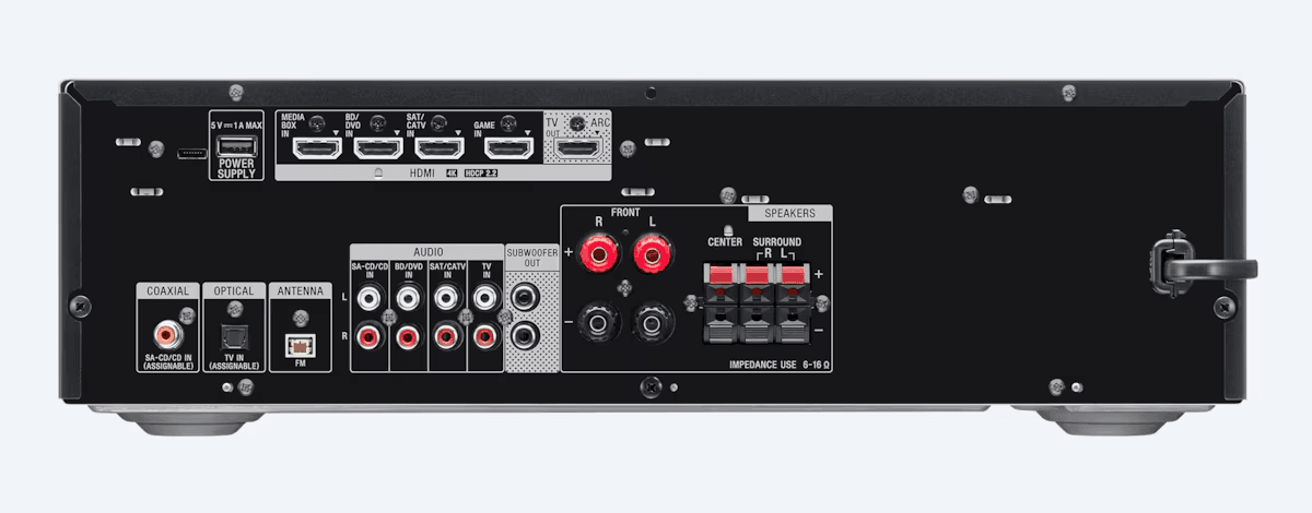 Receiver AV SONY STR-DH590, 5.2 canale, Hi-Res, 4K HDR, 3D, - 3