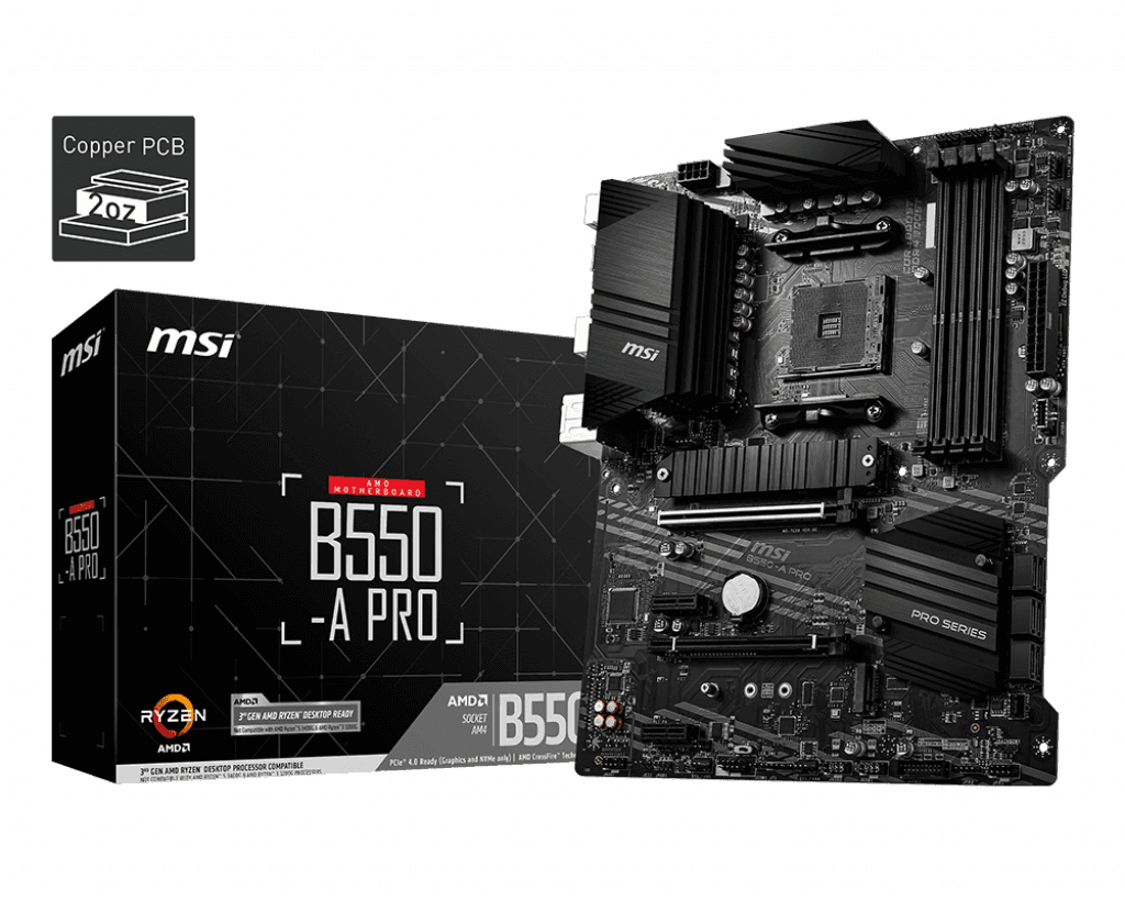 Placa de baza MSI B550-A PRO, Socket AM4, DDR4, ATX - 2