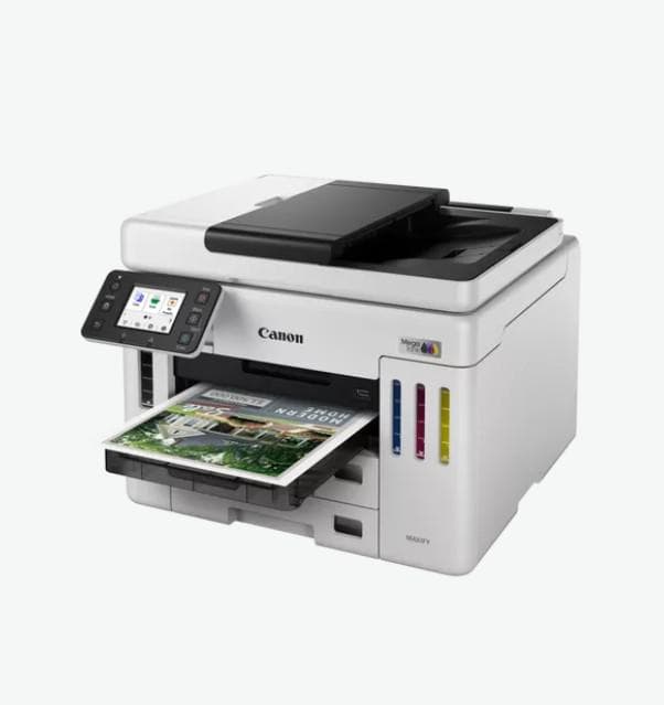 Multifunctional inkjet color CISS Canon Maxify GX7140, ( Print,Copy,Scan, Fax, - 3