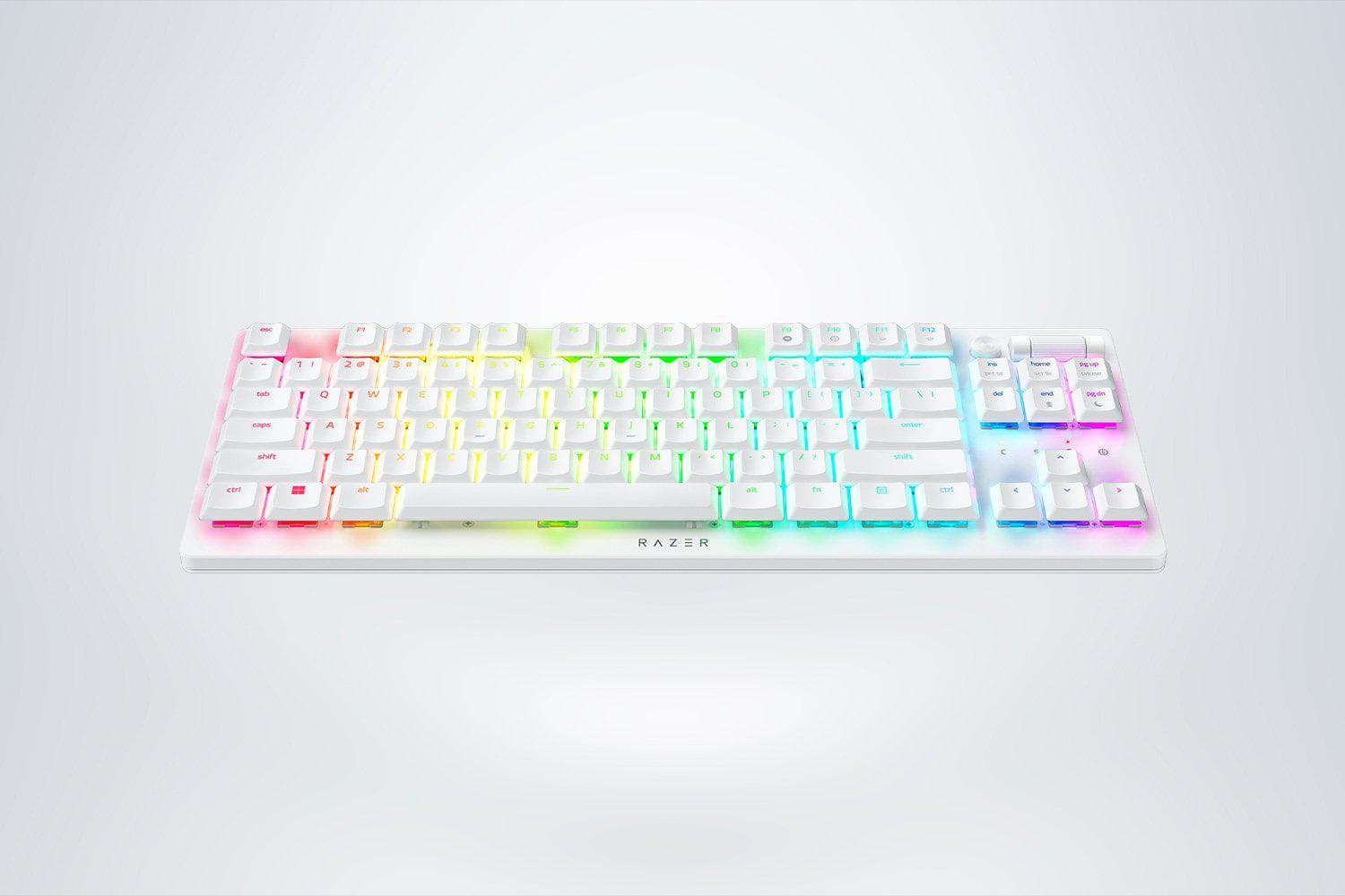 KB RAZER DEATHSTALKER V2 PRO TKL (RED SWITCH) - WHITE - 3