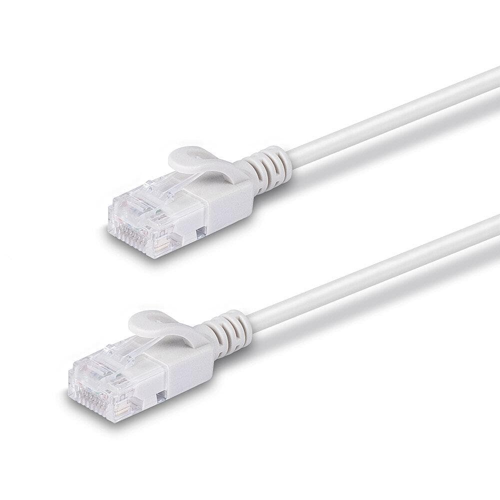 Cablu ultraslim internet Lindy, lungime 2m Cat.6A U/UTP LSZH, latime - 5