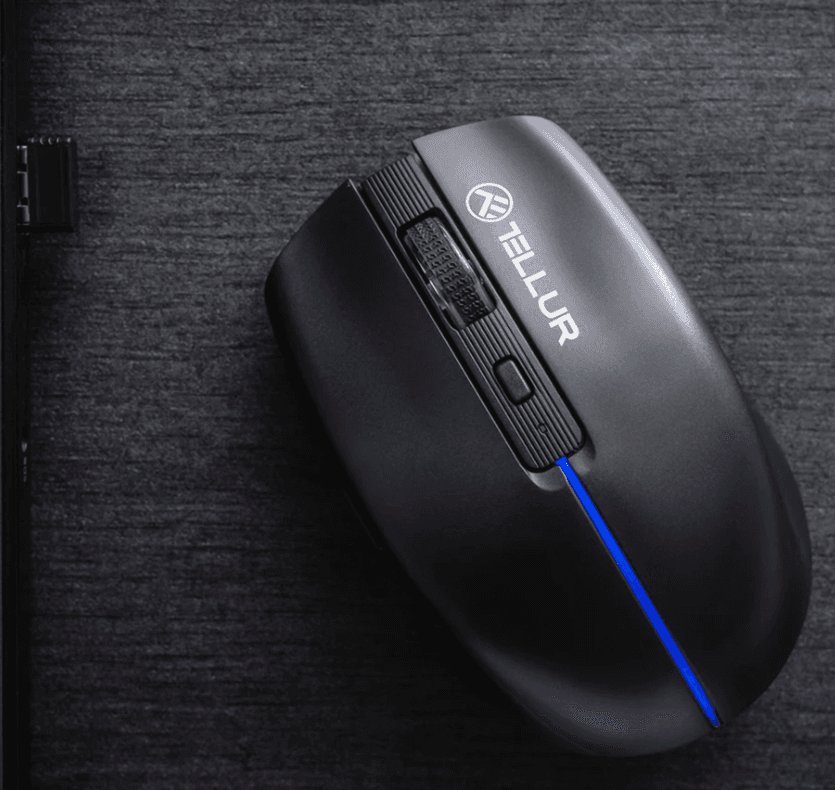 Mouse wireless Tellur Silent Click, interfata USB, rezolutie 1600 DPI, - 3